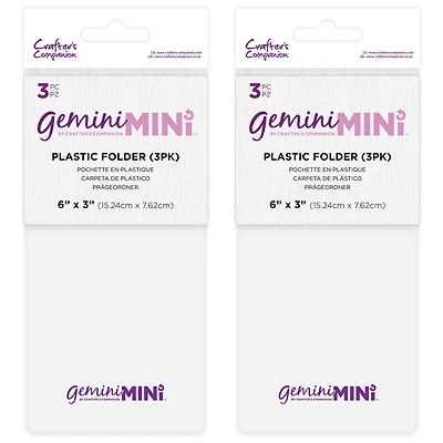 Gemini™ Mini Plastic Folders, 6ct.