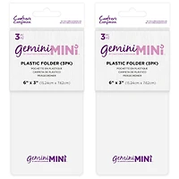 Gemini™ Mini Plastic Folders, 6ct.