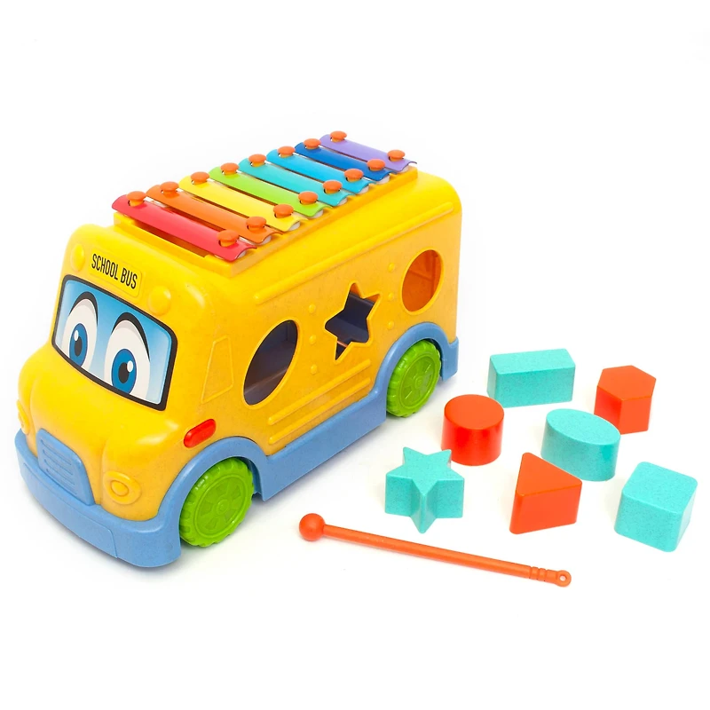 Roo Crew Xylophone School Bus Shape & Sort