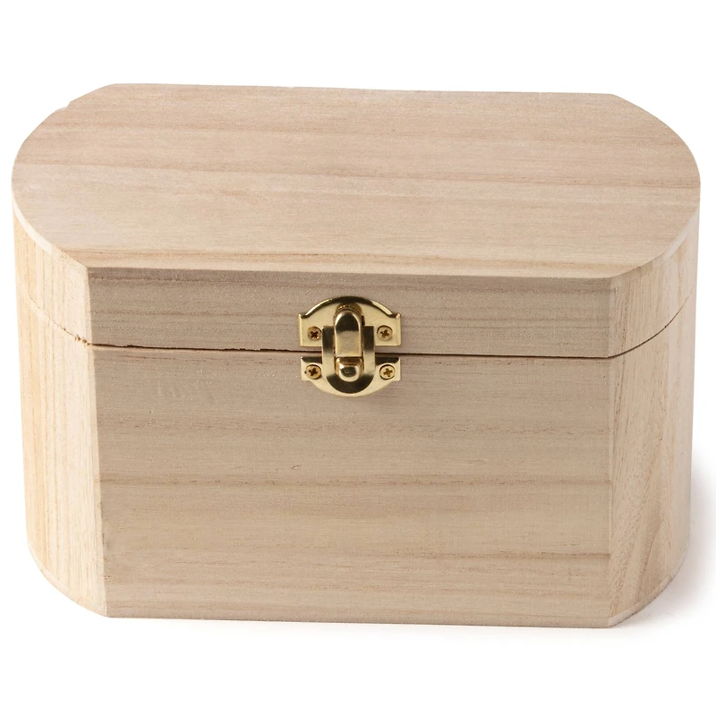 8 Pack: 7.5" Wood Oval Box by Make Market®