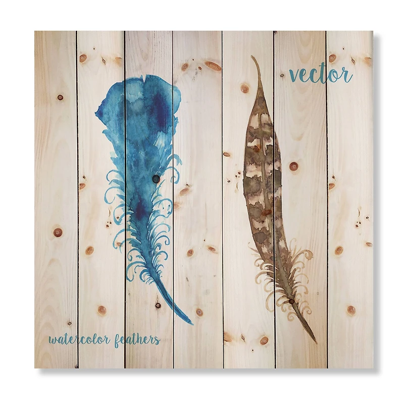 Designart - Ethnic Boho Feathers