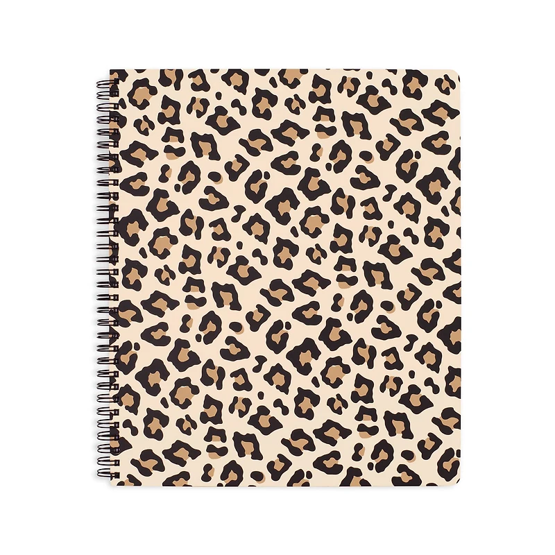 Steel Mill & Co.® Leopard Large Spiral Notebook