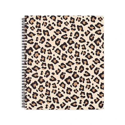 Steel Mill & Co.® Leopard Large Spiral Notebook