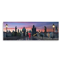 Dawn at Charles Bridge Canvas Giclee