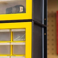 IRIS® Yellow & Black 64-Drawer Parts Cabinet
