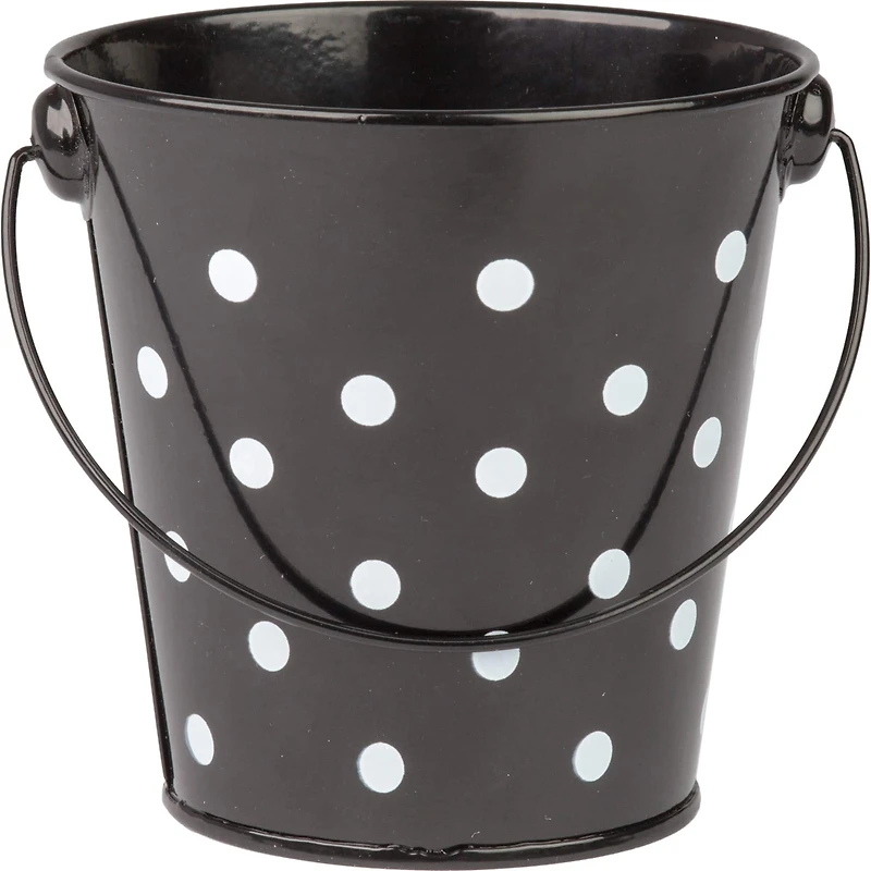 Teacher Created Resources Black Polka Dots Buckets, 6ct.