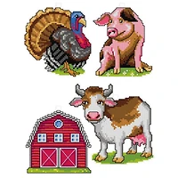 Crafting Spark Farm Plastic Canvas Counted Cross Stitch Kit