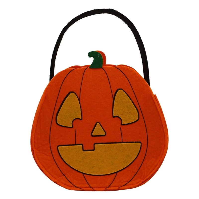 7.75" Jack-O'-Lantern Felt Basket by Creatology™