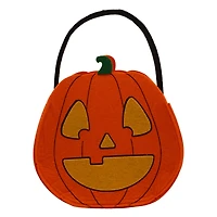 7.75" Jack-O'-Lantern Felt Basket by Creatology™