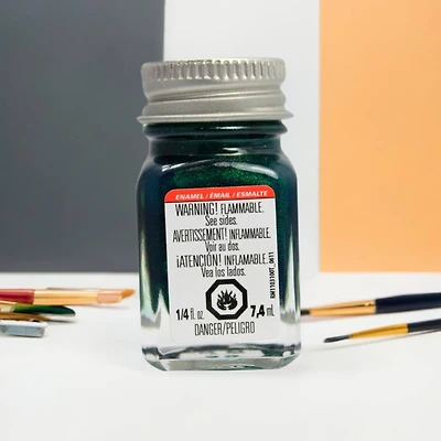 Testors® Green Metal Flake Enamel Paint