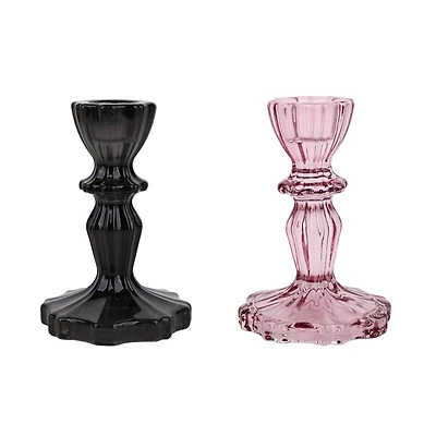 Assorted 4.25" Glass Candle Holder by Ashland®, 1pc.