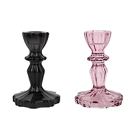 Assorted 4.25" Glass Candle Holder by Ashland®, 1pc.