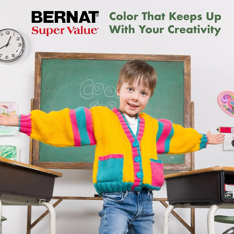 3 Pack Bernat® Super Value™ Solid Yarn