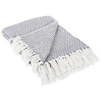 DII® Gray Woven Throw