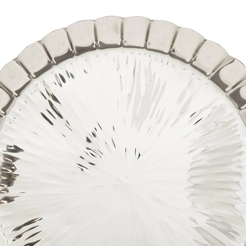 Silver Stainless Steel Glam Wall Décor Accent Set