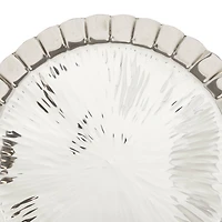 Silver Stainless Steel Glam Wall Décor Accent Set