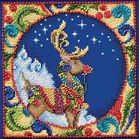 Mill Hill® Jim Shore Reindeer Beaded Counted Cross Stitch Kit