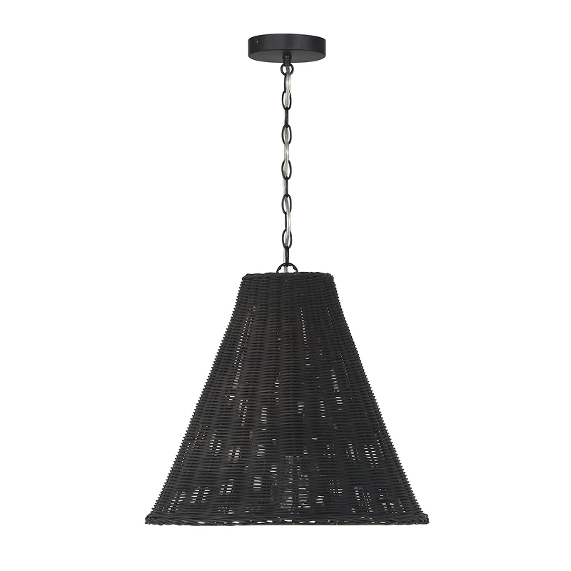 Hello Honey® Rattan Taper Pendant Light