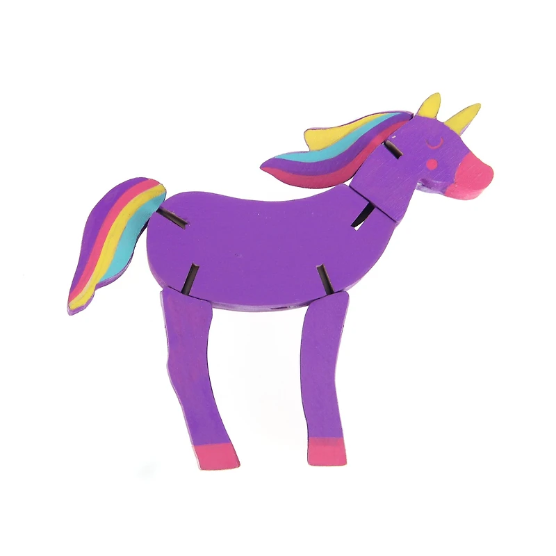 3D Unicorn Wood Figure by Creatology™
