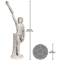 Design Toscano 46" Torch Bearer Statue