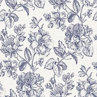 RoomMates Tamara Day Blue Flower Girl Peel & Stick Wallpaper