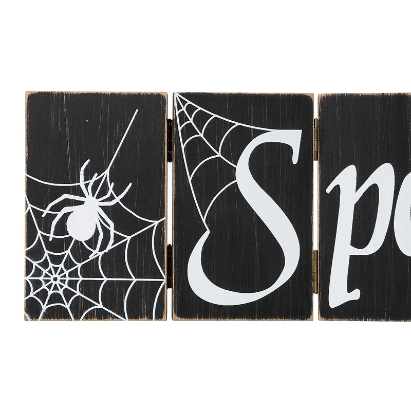 Glitzhome® 20" Halloween Hinged Table Sign
