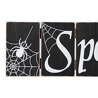 Glitzhome® 20" Halloween Hinged Table Sign