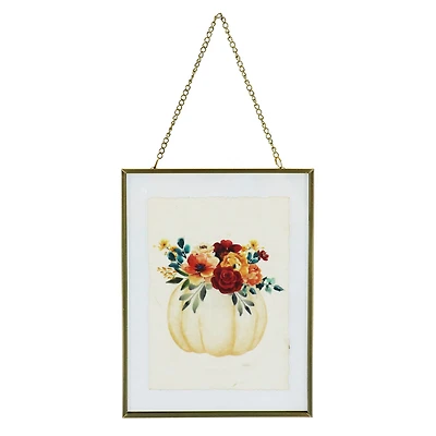 8" Cream Pumpkin Wall Décor by Ashland®