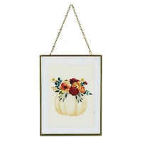 8" Cream Pumpkin Wall Décor by Ashland®