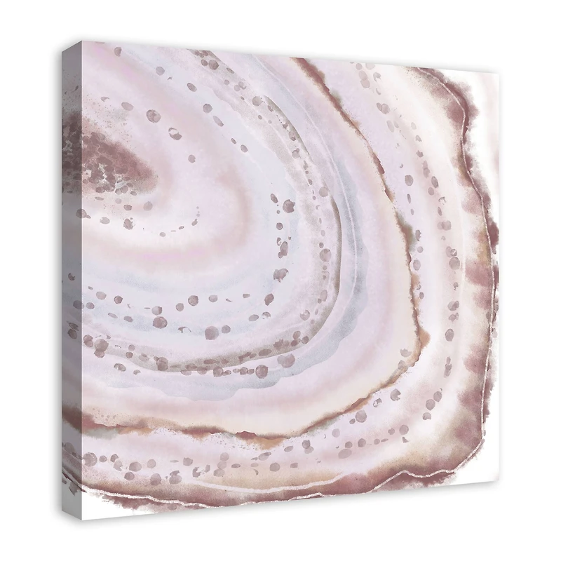 Blush Geode 24" x 24" Canvas Wall Art