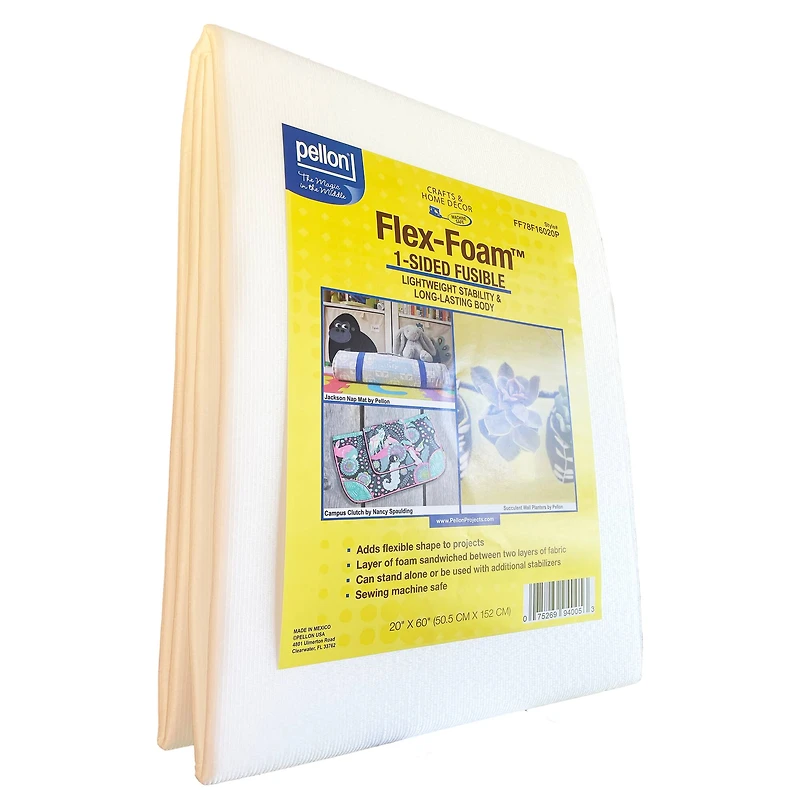 Pellon® Flex-Foam™ 20" x 60" 1-Sided Fusible Stabilizer