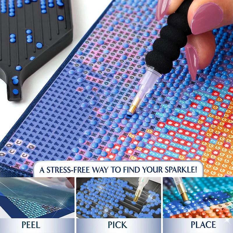 ArtSkills® Brilliant Art Beach Cabana Stretched Canvas Diamond Painting Kit