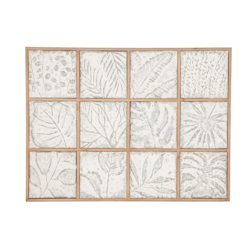 Grey Iron Farmhouse Wall Art, 32" x 43" x 1"