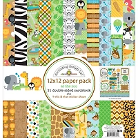 Doodlebug Design Inc.™ At The Zoo Paper Pack, 12" x 12"