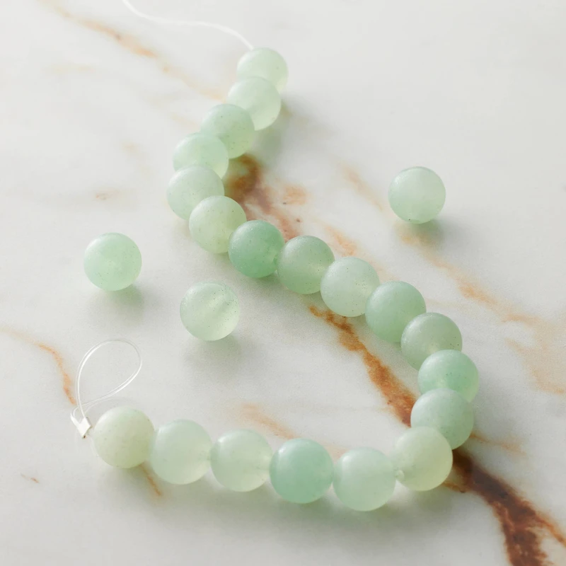 Green Matte Aventurine Round Beads, 7.5mm by Bead Landing™