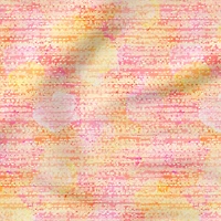 Fabric Editions Orange Abstract Cotton Fabric