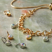 AB Pastel Crystal Drop Charm Set by Bead Landing™