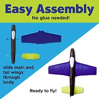 Creativity for Kids® Stunt Squadron™ Glow-in-the-Dark Foam Flier Kit