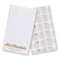 Hot Chocolate Tea Towels - Set of 2