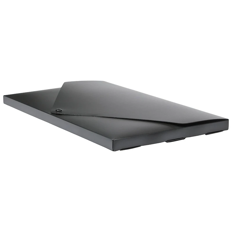 JAM Paper Black 11" x 17" Snap Closure Plastic Portfolio