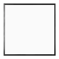U Brands Black 36" x 36" Aluminum Frame Magnetic Dry Erase Board