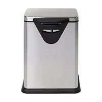 Honey Can Do Tall & Wide 58L Stainless Steel Step Trash Can with Lid
