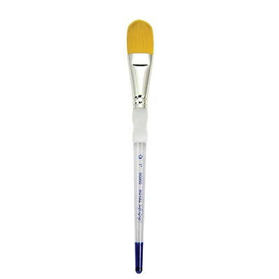 Soft-Grip Golden Taklon Oval Wash Brush