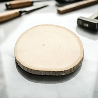 3.875" Basswood Slices, 4ct. by Make Market®