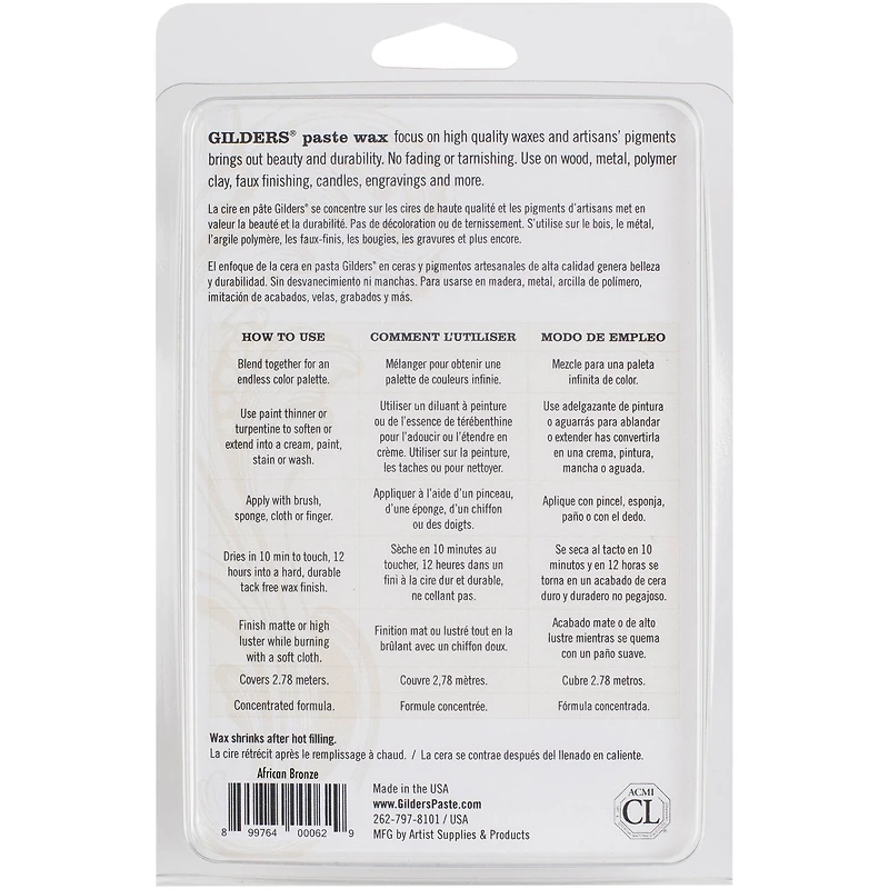 Gilders® Baroque Art Paste Wax
