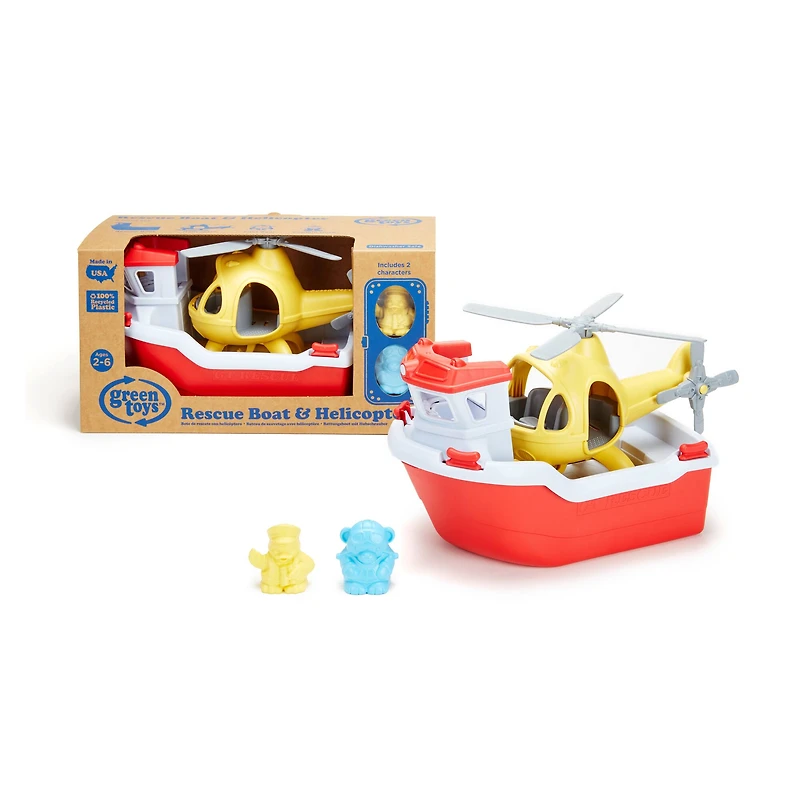 Rescue Boat & Helicopter