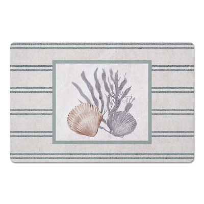Scallop and Olive Shell 18" x 27" Floor Mat
