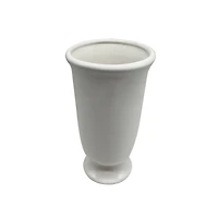 8 Pack: 10" White Ceramic Vase by Ashland®