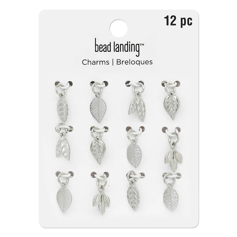 Silver Leaves Charm Mix by Bead Landing™