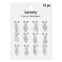 Silver Leaves Charm Mix by Bead Landing™